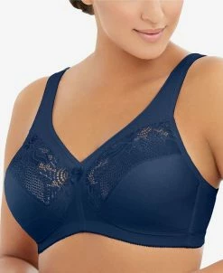 Glamorise Women's Full Figure Plus Size MagicLift Wirefree Minimizer Support Bra