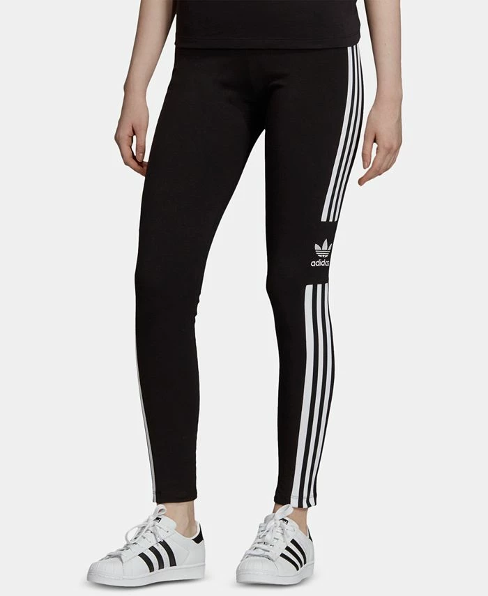 ADIDAS Women's Adicolor Trefoil Full Length Leggings 3 ADIDAS Women's Adicolor Trefoil Full Length Leggings