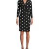 Anne Klein Nomad Printed Faux-Wrap Dress