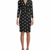 Anne Klein Nomad Printed Faux-Wrap Dress 2 Anne Klein Nomad Printed Faux-Wrap Dress -Adrianna Papell Sales Shop 16611030 fpx