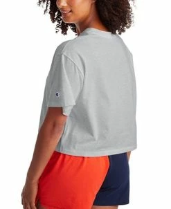 Champion Women's Logo Cropped T-Shirt -Adrianna Papell Sales Shop 16635771 fpx
