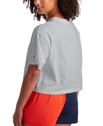 Women's Logo Cropped T-Shirt Champion Women's Logo Cropped T-Shirt -Adrianna Papell Sales Shop
