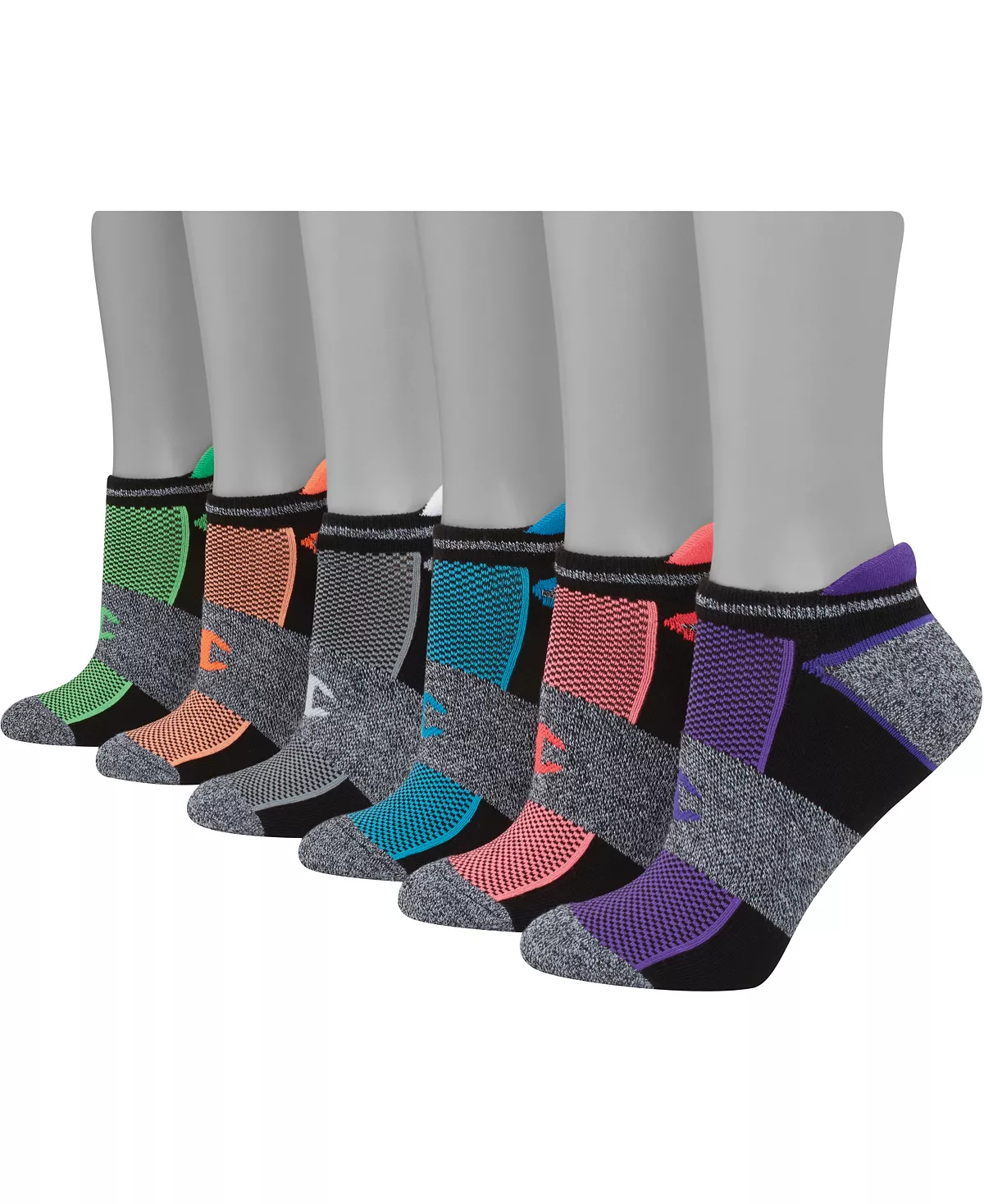 Champion Women's 6-Pack Heel Shield® Socks 3 Champion Women's 6-Pack Heel Shield® Socks