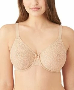 Wacoal Halo Lace Molded Underwire Bra 851205, Up To G Cup -Adrianna Papell Sales Shop 17132399 fpx