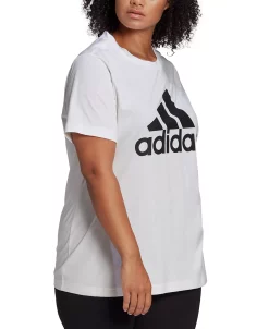ADIDAS Women's Essentials Logo Cotton T-Shirt, XS-4X -Adrianna Papell Sales Shop 18222956 fpx