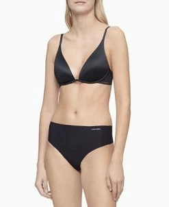 Calvin Klein Women's Liquid Touch Lightly Lined Plunge Bra -Adrianna Papell Sales Shop 18491894 fpx