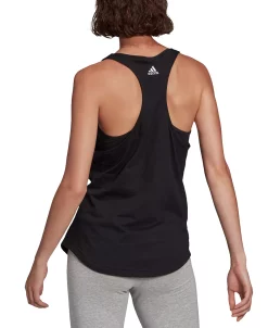 ADIDAS Women's Cotton Essentials Loose Logo Tank Top -Adrianna Papell Sales Shop 18970239 fpx