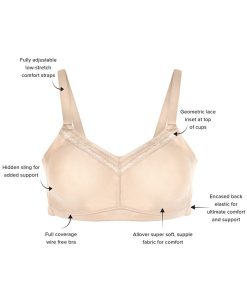 Wacoal Men's Perfect Primer Wire Free Bra 852313, Up To DDD Cup 5 Wacoal Men's Perfect Primer Wire Free Bra 852313, Up To DDD Cup -Adrianna Papell Sales Shop 19234106 fpx