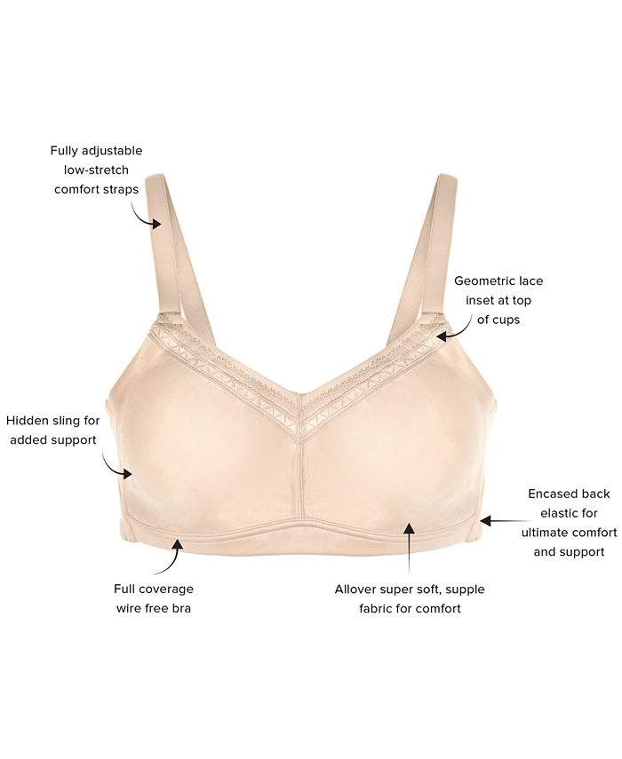 men's Perfect Primer Wire Free Bra 852313, Up To DDD Cup Wacoal Men's Perfect Primer Wire Free Bra 852313, Up To DDD Cup -Adrianna Papell Sales Shop