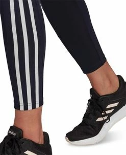 ADIDAS Women's High-Rise 3-Stripe 7/8 Performance Tights 9 ADIDAS Women's High-Rise 3-Stripe 7/8 Performance Tights -Adrianna Papell Sales Shop 19456522 fpx