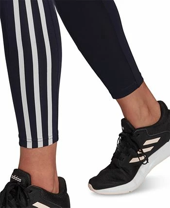ADIDAS Women's High-Rise 3-Stripe 7/8 Performance Tights 5 ADIDAS Women's High-Rise 3-Stripe 7/8 Performance Tights - Image 3