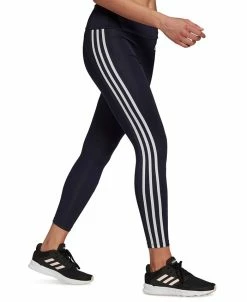 ADIDAS Women's High-Rise 3-Stripe 7/8 Performance Tights