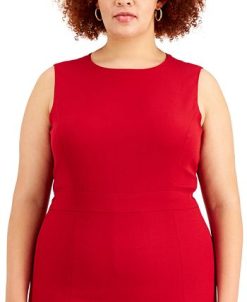 Kasper Plus Size Sheath Dress -Adrianna Papell Sales Shop 19885873 fpx