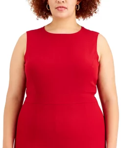 Kasper Plus Size Sheath Dress -Adrianna Papell Sales Shop 19885873 fpx