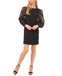 CeCe Lace-Sleeve Dress