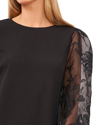 Lace-Sleeve Dress CeCe Lace-Sleeve Dress -Adrianna Papell Sales Shop