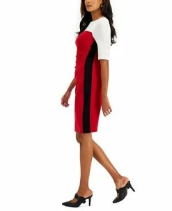 Kasper Colorblocked Sheath Dress -Adrianna Papell Sales Shop 20498619 fpx