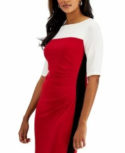 Kasper Colorblocked Sheath Dress -Adrianna Papell Sales Shop 20498620 fpx