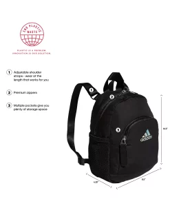 ADIDAS Linear 3 Mini Backpack -Adrianna Papell Sales Shop 20521055 fpx