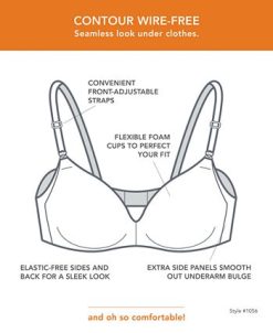 Warner's ® No Side Effects® Underarm-Smoothing Comfort Wireless Lightly Lined T-Shirt Bra 1056 -Adrianna Papell Sales Shop 20634975 fpx