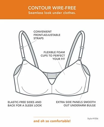 Warner's ® No Side Effects® Underarm-Smoothing Comfort Wireless Lightly Lined T-Shirt Bra 1056 5 Warner's ® No Side Effects® Underarm-Smoothing Comfort Wireless Lightly Lined T-Shirt Bra 1056 - Image 3