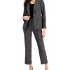 Kasper Women's Jacquard Printed Single-Button Blazer & Printed Ankle Pants -Adrianna Papell Sales Shop 20727956 fpx