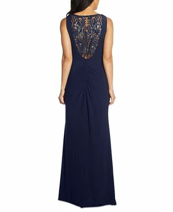 Adrianna Papell Embellished-Back Asymmetrical Gown 4 Adrianna Papell Embellished-Back Asymmetrical Gown - Image 2