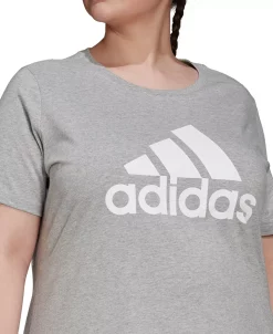 ADIDAS Women's Essentials Logo Cotton T-Shirt, XS-4X -Adrianna Papell Sales Shop 20788652 fpx