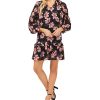 CeCe Floral-Print Ruffled Dress -Adrianna Papell Sales Shop 20797840 fpx