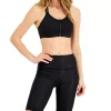 ID Ideology Women's Zip-Front High Impact Sports Bra -Adrianna Papell Sales Shop 20806383 fpx