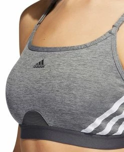 ADIDAS Women's Aeroreact 3-Stripes Low-Impact Sports Bra 12 ADIDAS Women's Aeroreact 3-Stripes Low-Impact Sports Bra -Adrianna Papell Sales Shop 20914777 fpx
