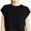 Champion Women's Mesh-Trim Cropped T-Shirt -Adrianna Papell Sales Shop 20927532 fpx