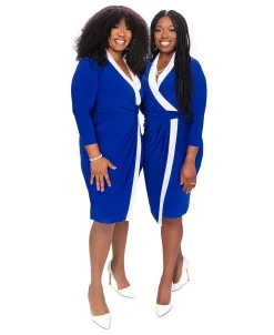 Kasper Colorblocked Faux-Wrap Sheath Dress -Adrianna Papell Sales Shop 20929264 fpx