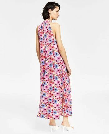 Bar III Women's Printed High-Neck Dress, Created For Macy's 4 Bar III Women's Printed High-Neck Dress, Created For Macy's - Image 2