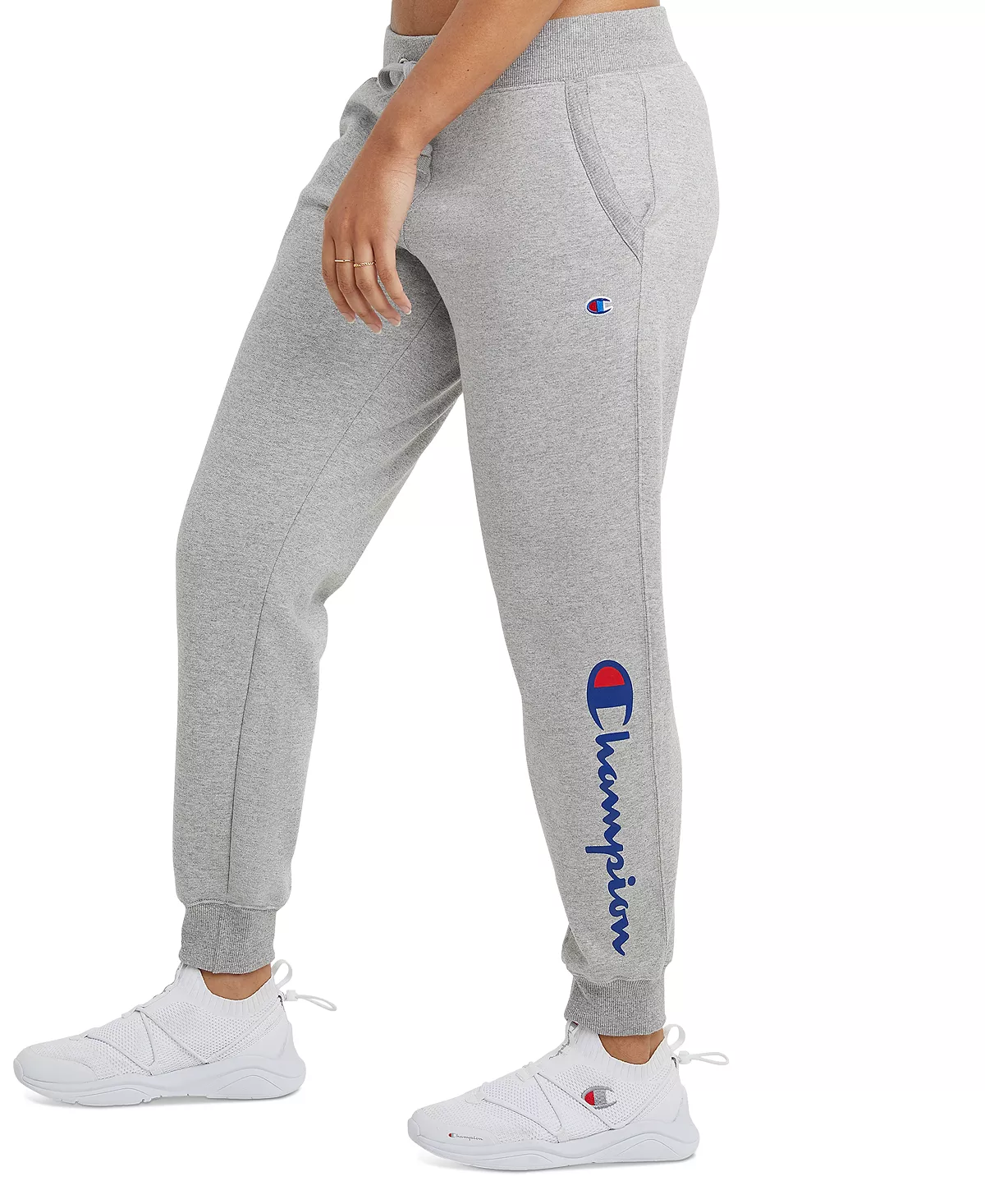 Women's Drawstring Logo Sweatpant Jogger Champion Women's Drawstring Logo Sweatpant Jogger -Adrianna Papell Sales Shop