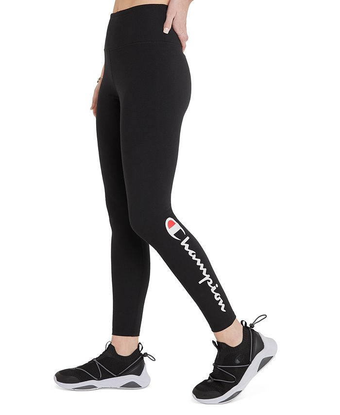 Women's 7/8 Logo Authentic Leggings Champion Women's 7/8 Logo Authentic Leggings -Adrianna Papell Sales Shop