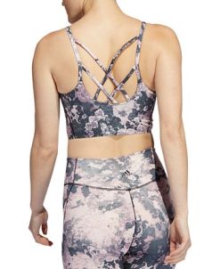 ADIDAS Women's Yoga Light-Support Long Line Sports Bra 3 ADIDAS Women's Yoga Light-Support Long Line Sports Bra -Adrianna Papell Sales Shop 21219775 fpx