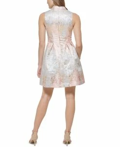 Vince Camuto Jacquard Fit & Flare Dress -Adrianna Papell Sales Shop 21227915 fpx