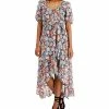 INC International Concepts Printed Ruffled Faux-Wrap Dress, Created For Macy's -Adrianna Papell Sales Shop 21229701 fpx