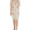 Adrianna Papell Embellished Sheath Dress -Adrianna Papell Sales Shop 21261937 fpx
