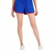 ID Ideology Women's Contrast-Trim Shorts, Created For Macy's -Adrianna Papell Sales Shop 21287636 fpx