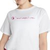 Champion Women's Cropped Logo T-Shirt 2 Champion Women's Cropped Logo T-Shirt -Adrianna Papell Sales Shop 21302456 fpx