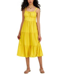 INC International Concepts Women's Tiered Midi Dress, Created For Macy's