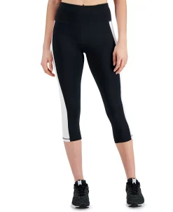ID Ideology Women's Essentials Colorblocked Cropped Leggings, Created For Macy's -Adrianna Papell Sales Shop 21487767 fpx