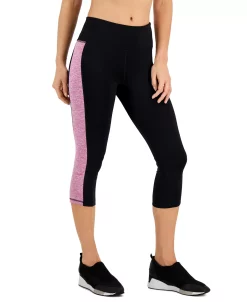 ID Ideology Active Petite Colorblocked Cropped Leggings, Created For Macy's -Adrianna Papell Sales Shop 21534186 fpx