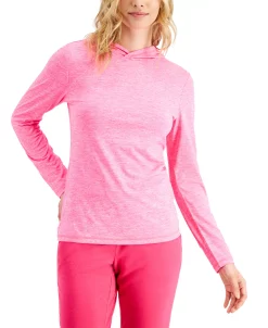 ID Ideology Women's Essentials Hooded T-Shirt, Created For Macy's 10 ID Ideology Women's Essentials Hooded T-Shirt, Created For Macy's -Adrianna Papell Sales Shop 21640664 fpx