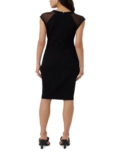 French Connection Women's Viven Paneled Jersey Dress -Adrianna Papell Sales Shop 21658583 fpx