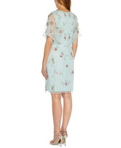 Adrianna Papell Women's Embellished Blouson Batwing-Sleeve Dress -Adrianna Papell Sales Shop 21674094 fpx