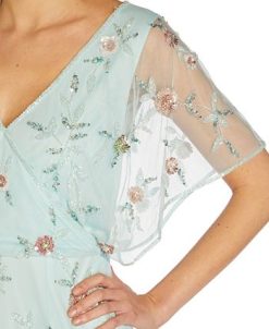 Adrianna Papell Women's Embellished Blouson Batwing-Sleeve Dress -Adrianna Papell Sales Shop 21674095 fpx