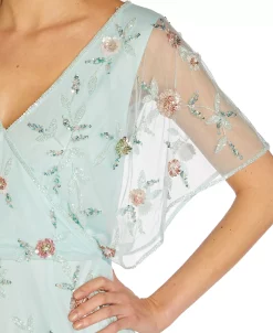 Adrianna Papell Women's Embellished Blouson Batwing-Sleeve Dress -Adrianna Papell Sales Shop 21674095 fpx